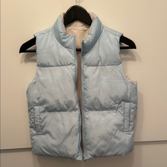 Light Blue Puffer Vest - Picture 2 of 6